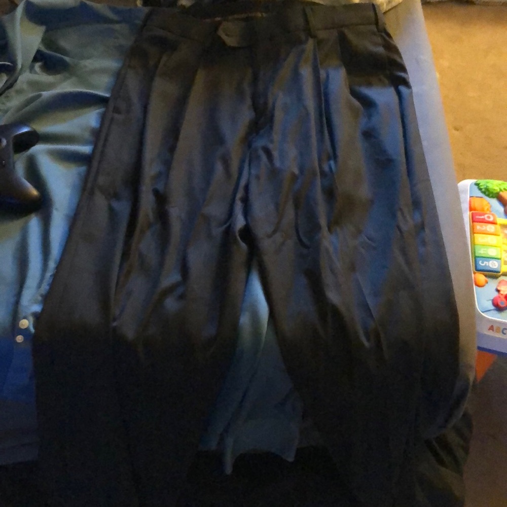 Men’s black slacks
